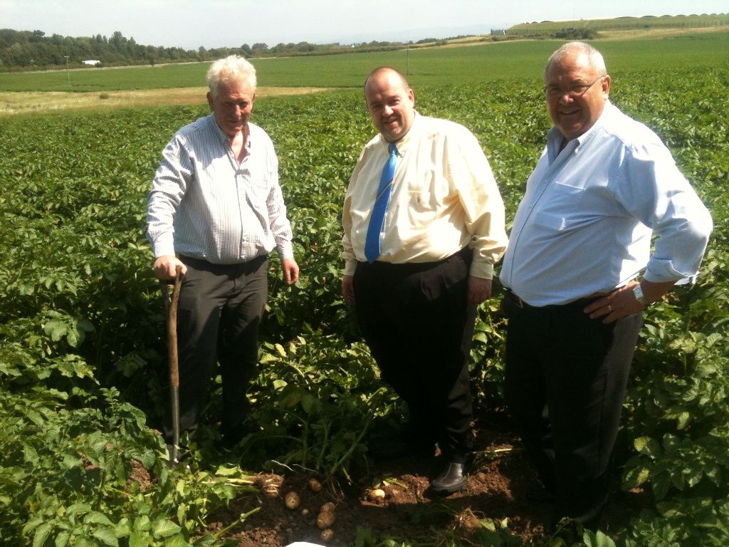 Colin with Alan Grant and David James from Bourne Leisure